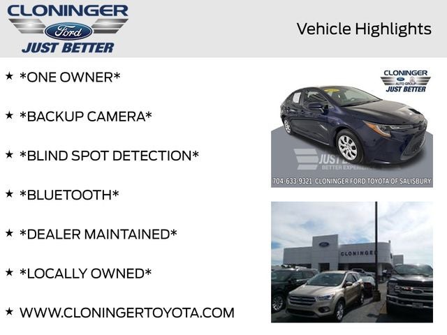 2020 Toyota Corolla LE