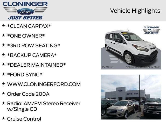 2016 Ford Transit Connect XL